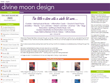 Tablet Screenshot of divinemoondesign.com